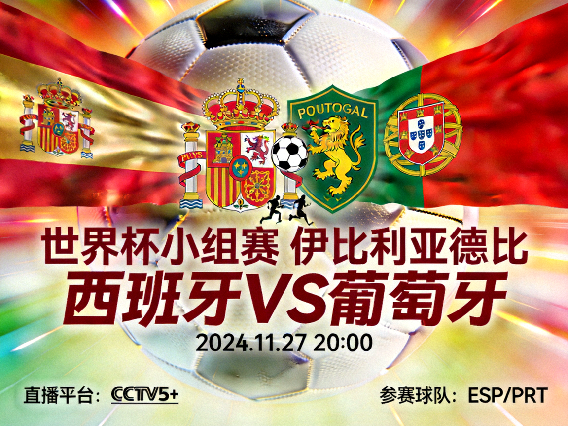 世界杯小组赛西班牙与葡萄牙的伊比利亚德比直播预告